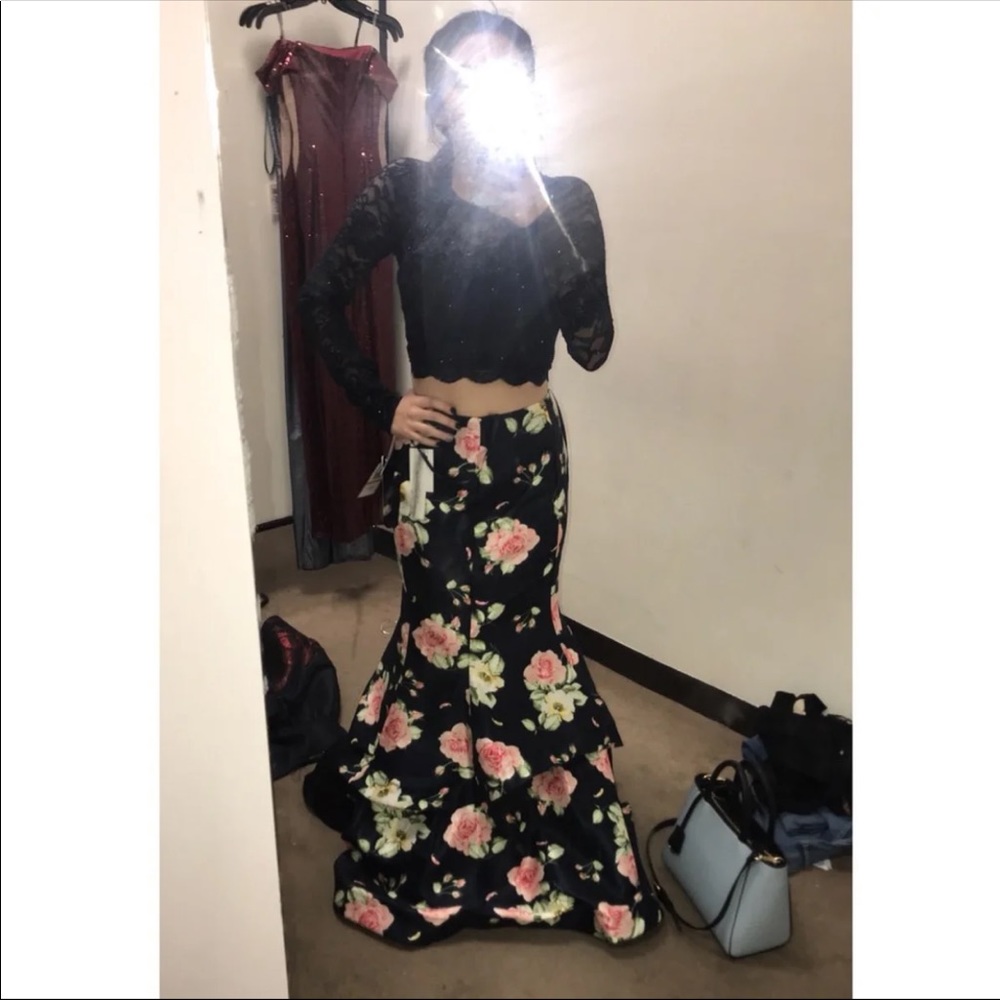 Two-piece Prom Dress Mermaid Bottom